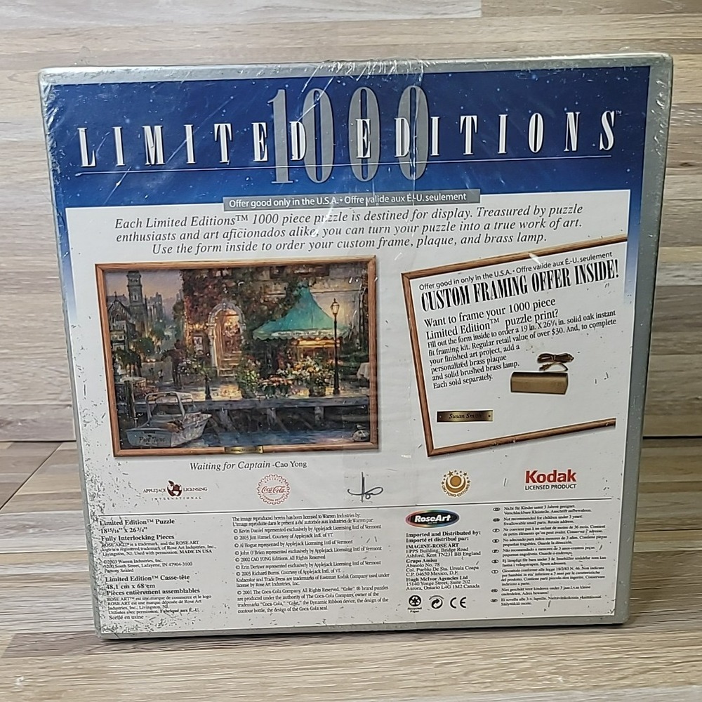 Al Hogue 97311 Retuning Home 1000 Piece Jigsaw Puzzle 2003 Lighthouse New Sealed - Picture 5 of 5